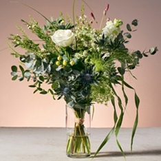 Rose Foliage Bouquet with Eucalyptus                                                                                            